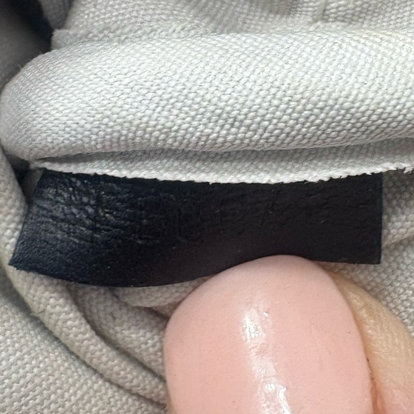 Louis Vuitton blue canvas monogram coin purse 6 in . long and 3 in. wide. - Picture 8 of 8